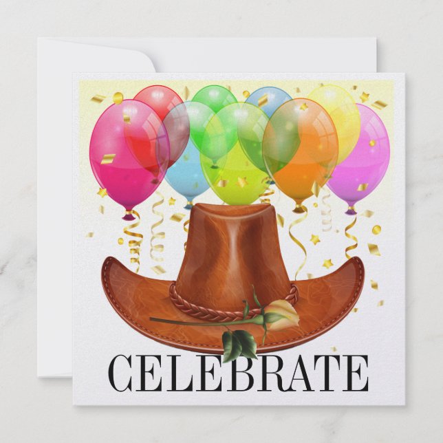 Elegant Western Invitation (Front)