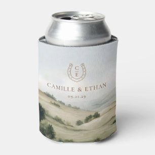 Elegant Western Ranch Wedding Favour Can Cooler