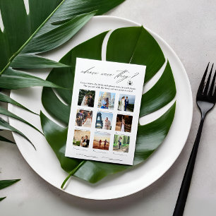Elegant Where Were They Photo Game Invitation