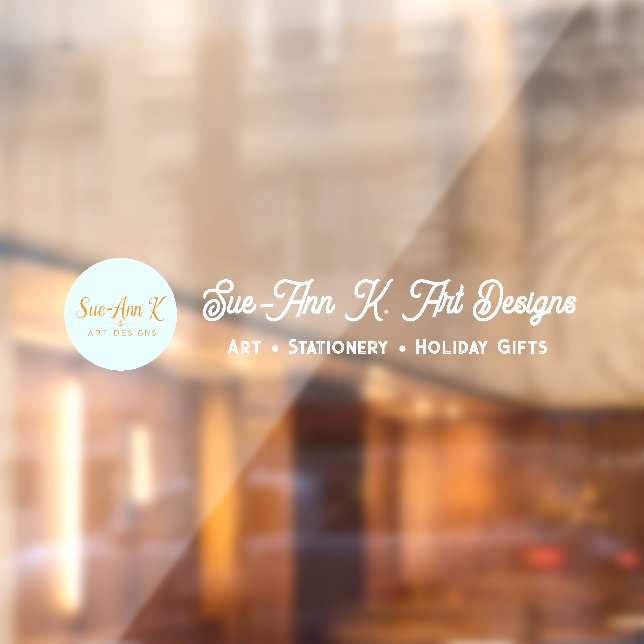 Elegant Whimsical Holiday Store Window Cling (Sheet 2)