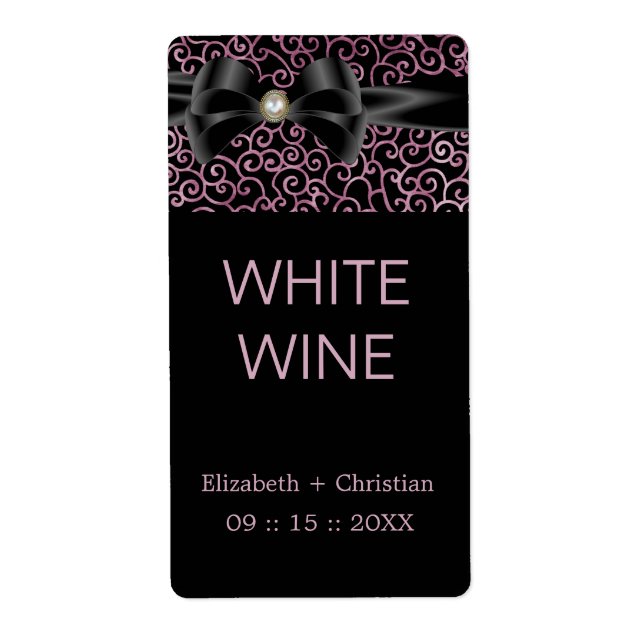Elegant Whispers Wine Label (Front)