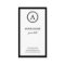 Elegant White and Black Monogram Business Cards