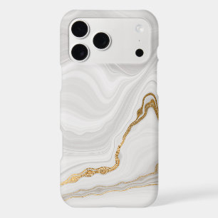 Elegant White And Gold Marble