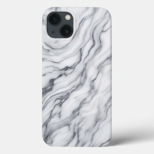 Elegant White and Grey Marble phone case - Modern 