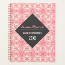 Elegant White and Pink Flowers Pattern