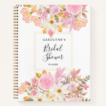 Elegant White and Pink Watercolor Floral