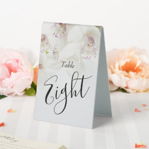 Elegant White and Purple Orchids Wedding