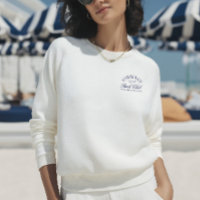 Elegant White Bach Club Bachelorette Sweatshirt