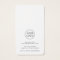 Elegant white custom logo earring display card