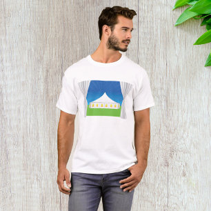Elegant White Event Tent with Curtains T-Shirt