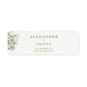 Elegant White Floral Botanical Wedding