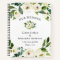 Elegant White Flowers Wedding Guest Book