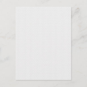 Elegant White Geometric Luxury Postcard
