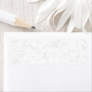 Elegant White Graduation Announcement