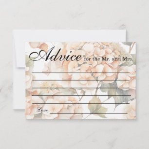 Elegant white green orange boho watercolor floral  card