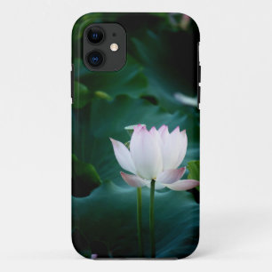 Elegant white Lotus Flower iPhone 11 Case