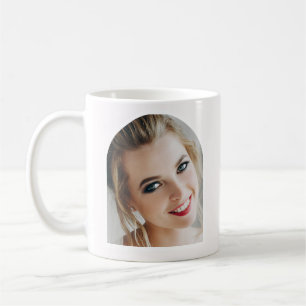 Elegant White Makeup Artist Cute Photo Coffee Mug