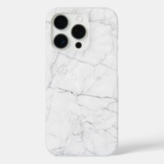 Elegant White Marble  iPhone 16 Pro Case