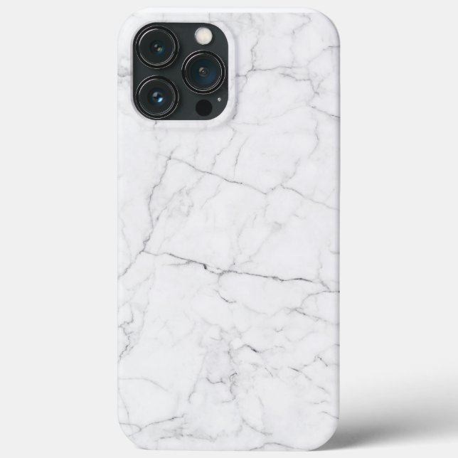Elegant White Marble  Case-Mate iPhone Case (Back)