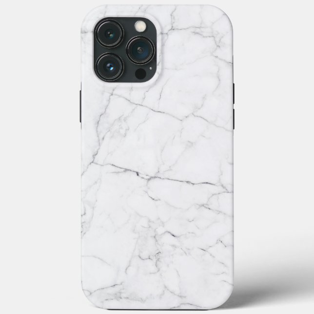 Elegant White Marble  Case-Mate iPhone Case (Back)