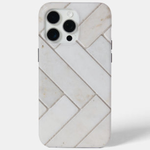 Elegant White Marble iPhone 15 Pro Max Case