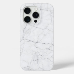 Elegant White Marble  iPhone 15 Pro Case