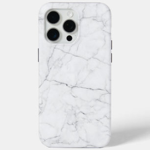Elegant White Marble  iPhone 15 Pro Max Case