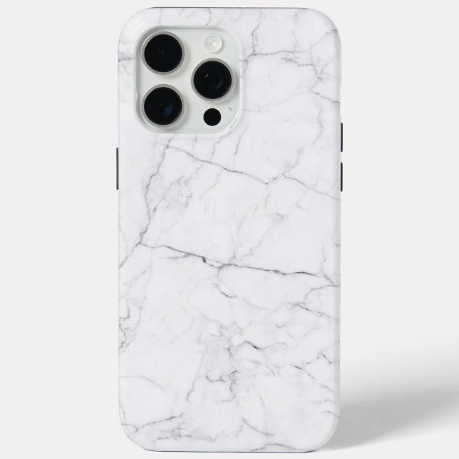 Elegant White Marble  Case-Mate iPhone Case (Back)