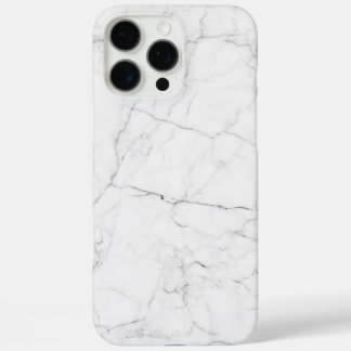Elegant White Marble  iPhone 16 Pro Max Case