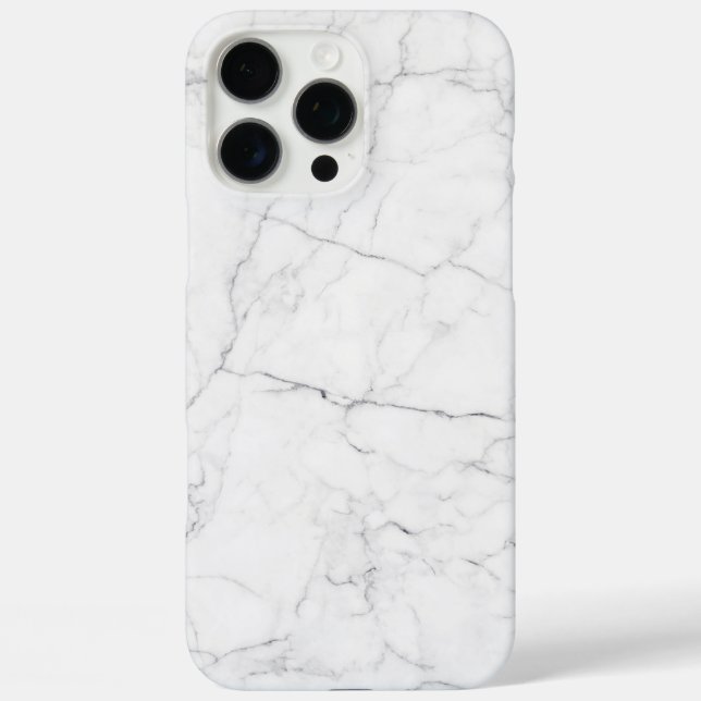 Elegant White Marble  Case-Mate iPhone Case (Back)