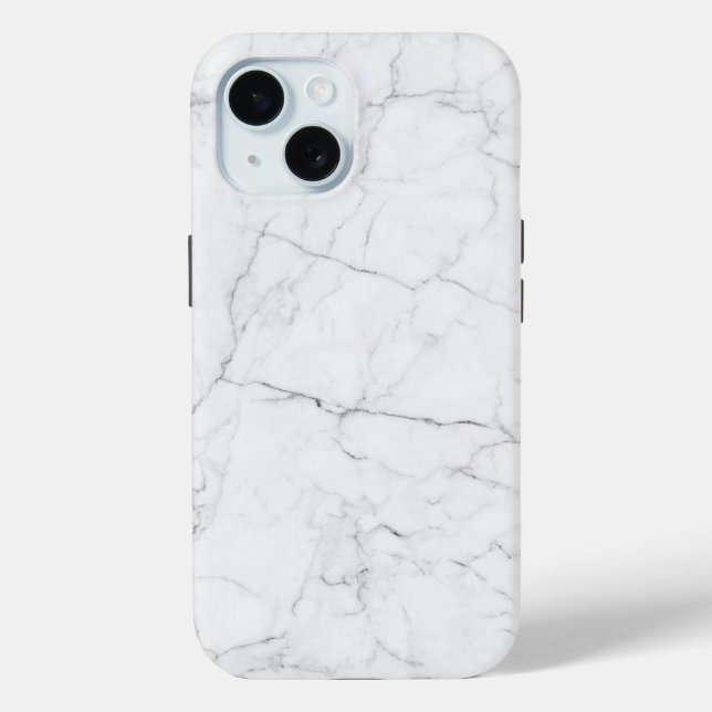 Elegant White Marble  Case-Mate iPhone Case (Back)