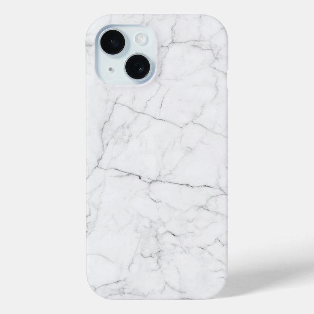 Elegant White Marble  Case-Mate iPhone Case (Back)