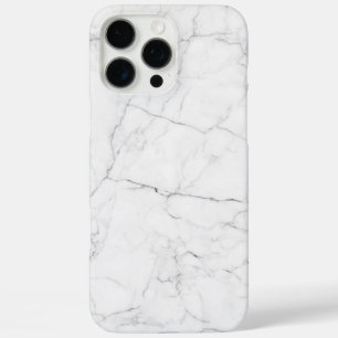 Elegant White Marble iPhone 16 Pro Max Case