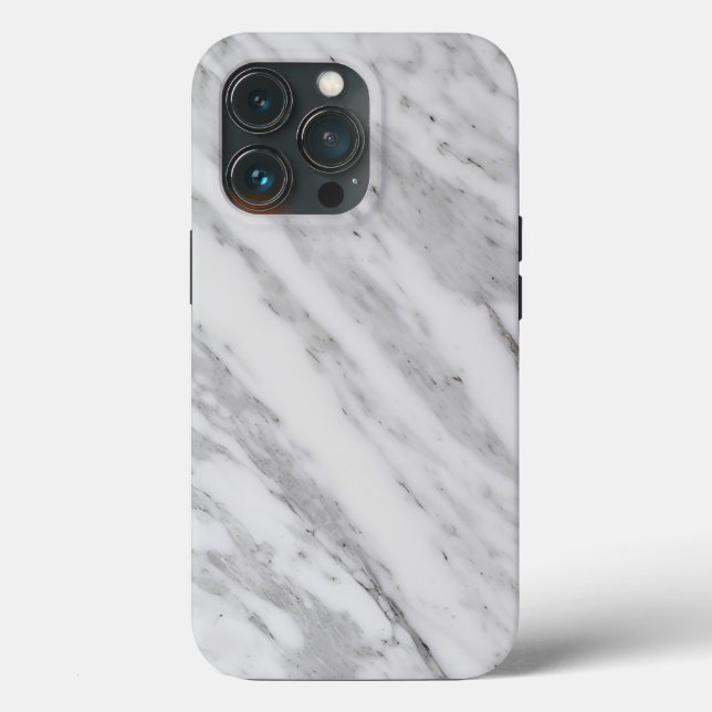  Elegant White Marble Case-Mate iPhone Case (Back)