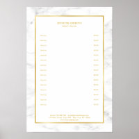 Elegant White Marble Gold Pricelist