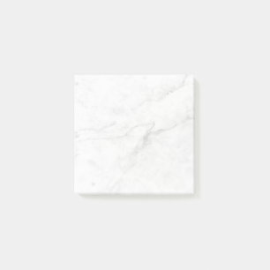 Elegant White Marble Home Decor Post-it Notes