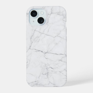 Elegant White Marble  iPhone 15 Case