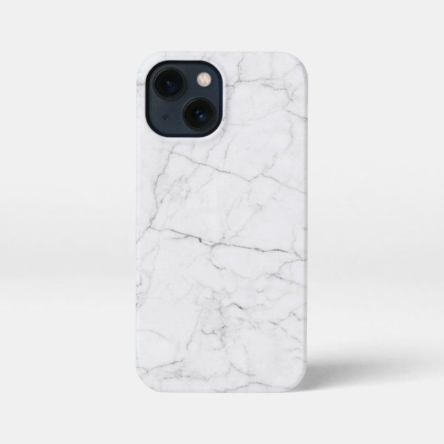 Elegant White Marble  iPhone Case (Back)