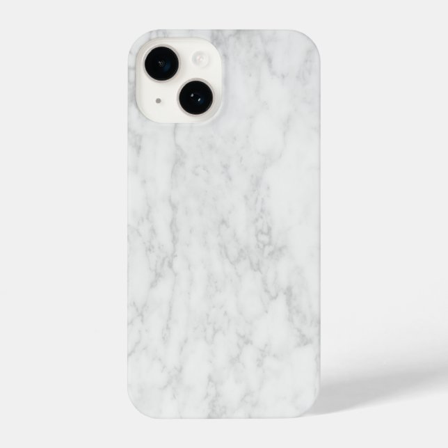 Elegant White Marble  iPhone Case (Back)