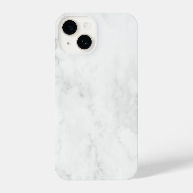  Elegant White Marble iPhone Case (Back)