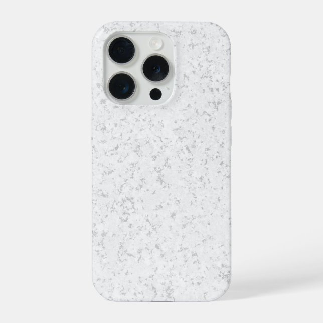 Elegant White Marble  iPhone Case (Back)