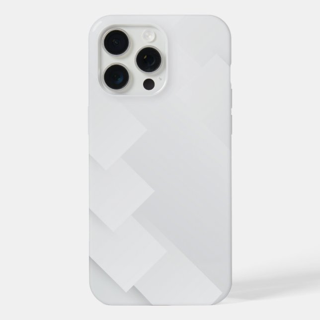 Elegant White Marble iPhone Case (Back)