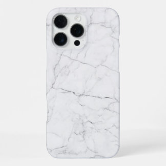 Elegant White Marble  iPhone 16 Pro Max Case