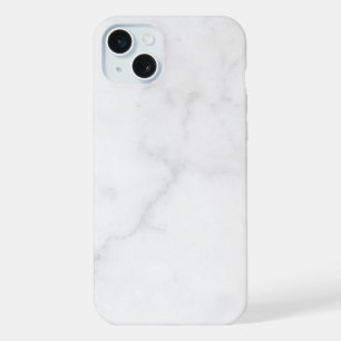 Elegant White Marble  iPhone 15 Plus Case