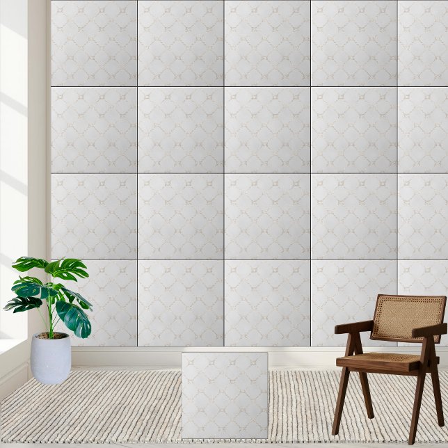 Elegant White Marble Mosaic Ceramic Tile (Elegant White Marble Mosaic Ceramic Tile)