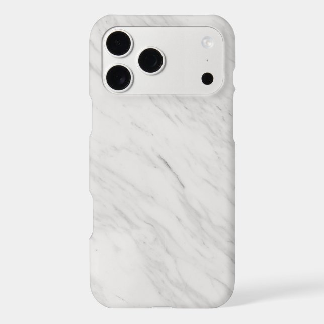 Elegant White Marble Pattern (Back)