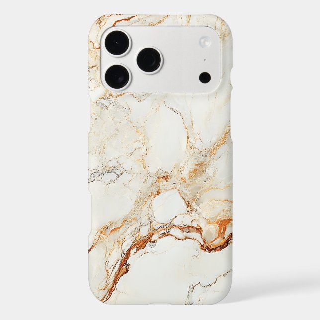 Elegant White Marble Pattern (Back)