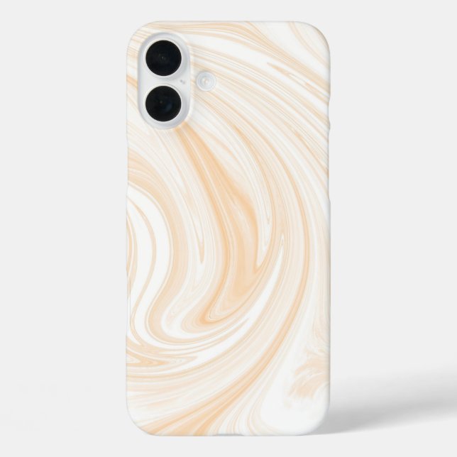 Elegant White Marble Pattern Case-Mate iPhone Case (Back)
