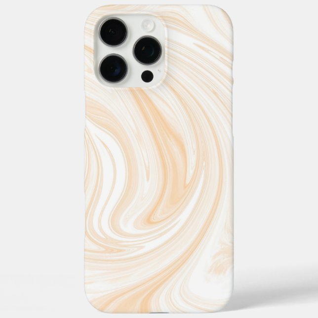 Elegant White Marble Pattern Case-Mate iPhone Case (Back)