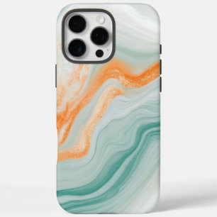 Elegant White Marble Pattern iPhone 16 Pro Max Case